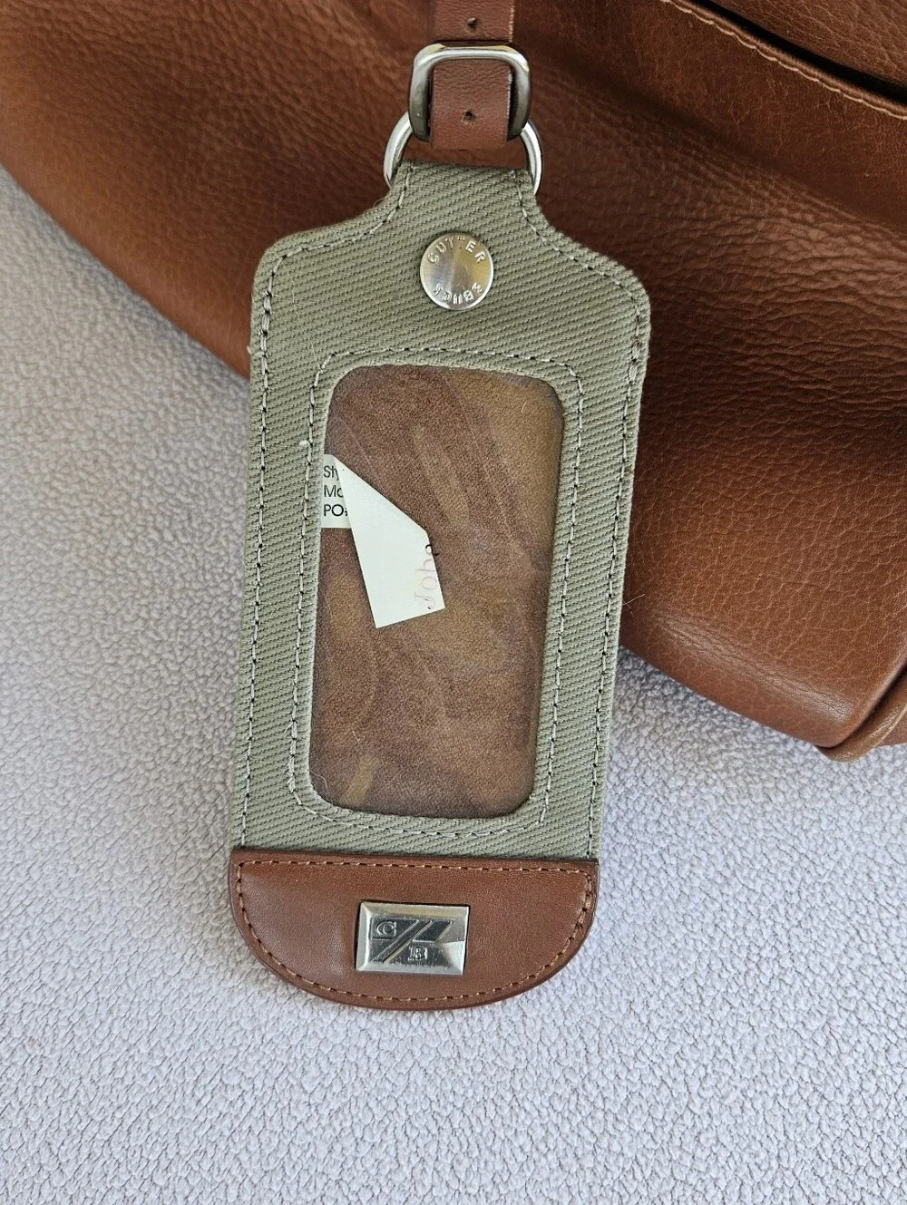 TICA brown leather